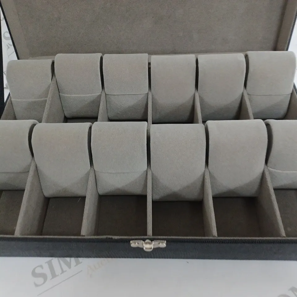 PERSONALISED 12 PIECE WATCH BOX  RRP £39.99