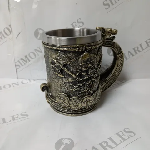 BOXED COLLECTIBLE MEDIEVAL NORSE VIKING SHIP MUG 500ML