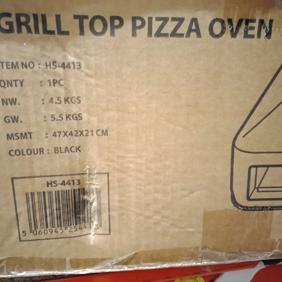 GRILL TOP PIZZA OVEN (BOXED) – HS-4413