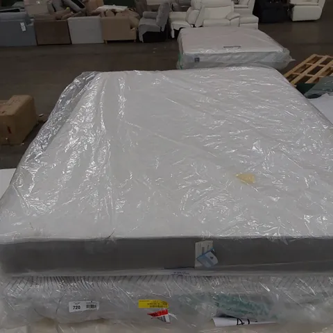 QUALITY BAGGED 4'6" KINGSIZE ADAMINE SERENITY COIL SPRING MATTRESS