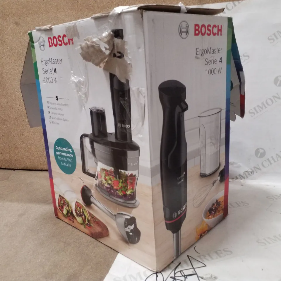 BOXED BOSCH ERGOMASTER SERIE 4 1000W
