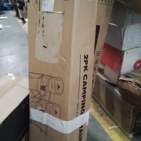 BOXED VOYAGER 2PK CAMPING CHAIR GREEN