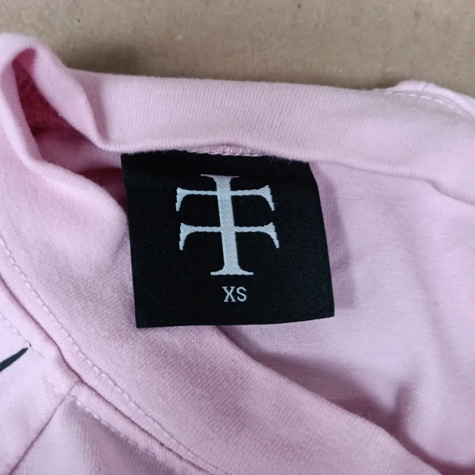TELETECH PINK SHORT-SLEEVE TOP – UK 6 (XS)