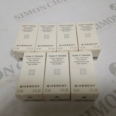 7 X GIVENCHY TONE IT TENDER SKIN SOOTHER