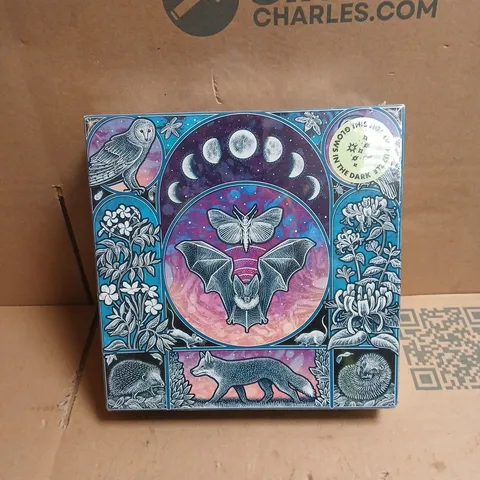 SMALL BATCH BY CLOUDBERRIES NOCTURNAL 1000 PIECE PUZZLE GLOW IN THE DARK BOXED, SEALED