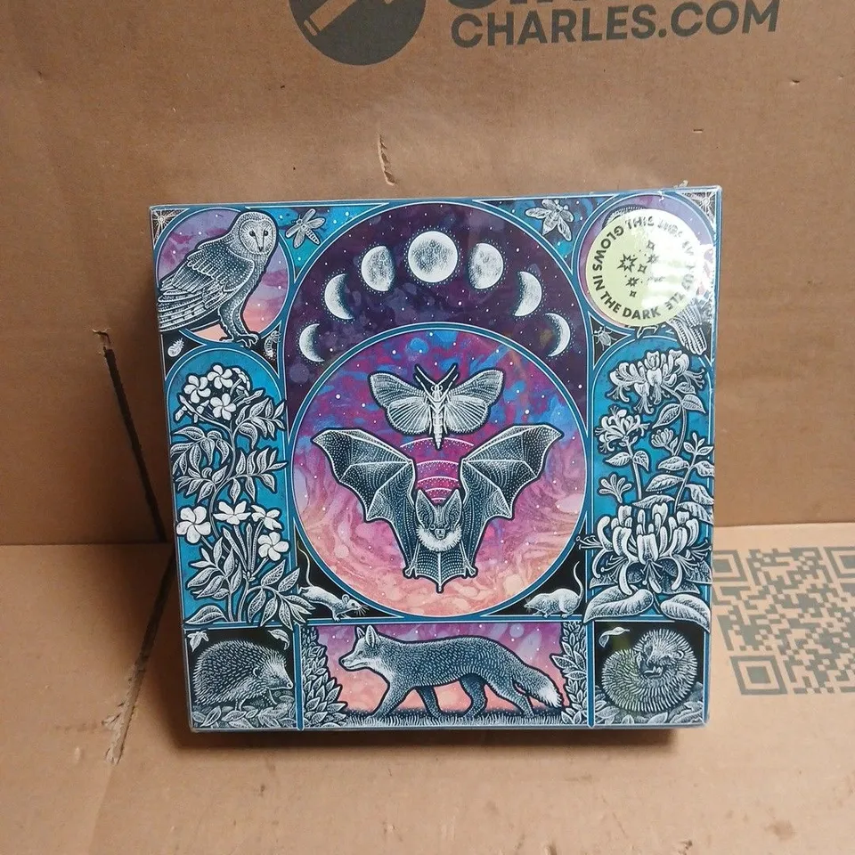 SMALL BATCH BY CLOUDBERRIES NOCTURNAL 1000 PIECE PUZZLE GLOW IN THE DARK BOXED, SEALED