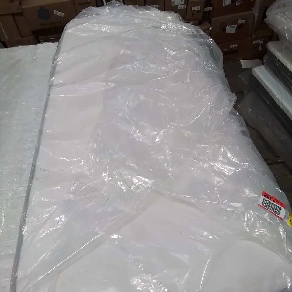 BAGGED HYBRID MEMORY FIBRE FOAM OPEN COIL SINGLE MATTRESS 