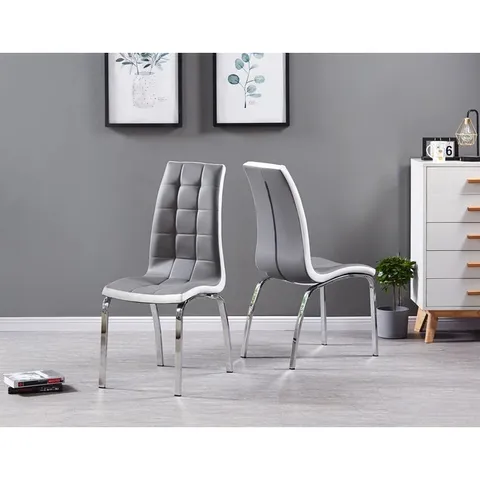 BOXED SHRESBURY UPHOLSTERED DINING CHAIRS (SET OF 2)