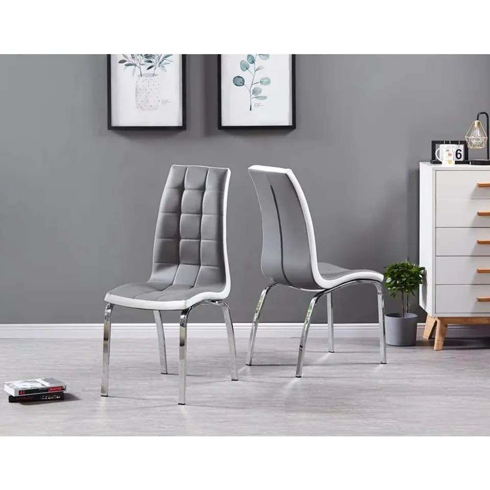 BOXED SHRESBURY UPHOLSTERED DINING CHAIRS (SET OF 2)