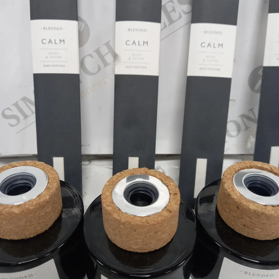 4 X BLENDED CALM ROSE & THYME DEEP DIFFUSER 