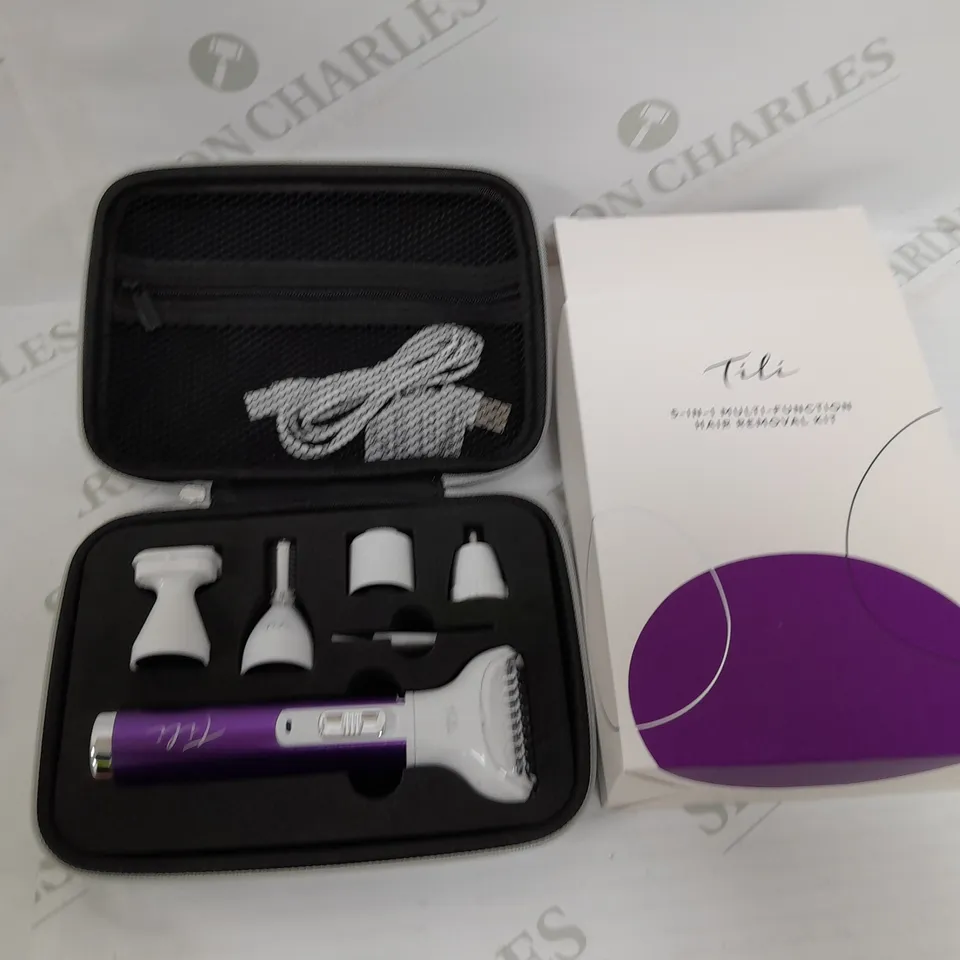 TILI 5-IN-1 MULTI-FUNCTION HAIR REMOVAL KIT PURPLE