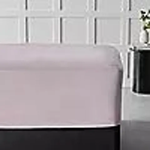 NORTHERN NIGHTS 400TC BAMBOO COTTON SET OF 2 FITTED SHEETS WHITE