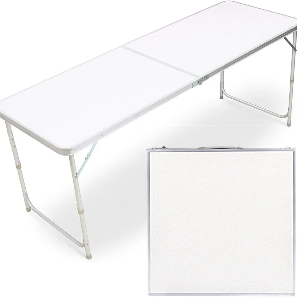 BOXED OYPLA 4FT FOLDING OUTDOOR CAMPING KITCHEN WORK TOP TABLE