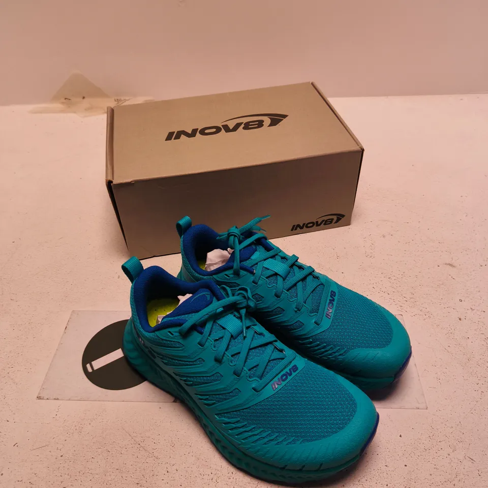 INOV-8 TRAILFLY V2 WOMEN'S TEAL RUNNING SHOES – UK 7 (EU 40.5), BOXED