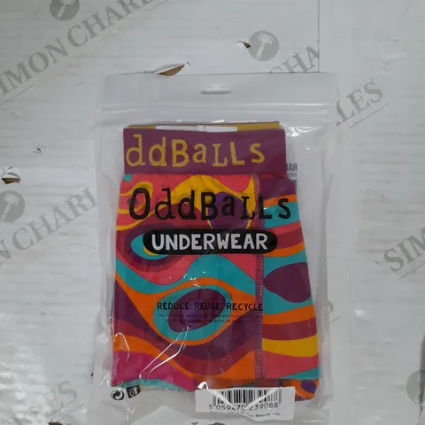 ODDBALLS RETRO MENS BOXER SHORTS SIZE XL