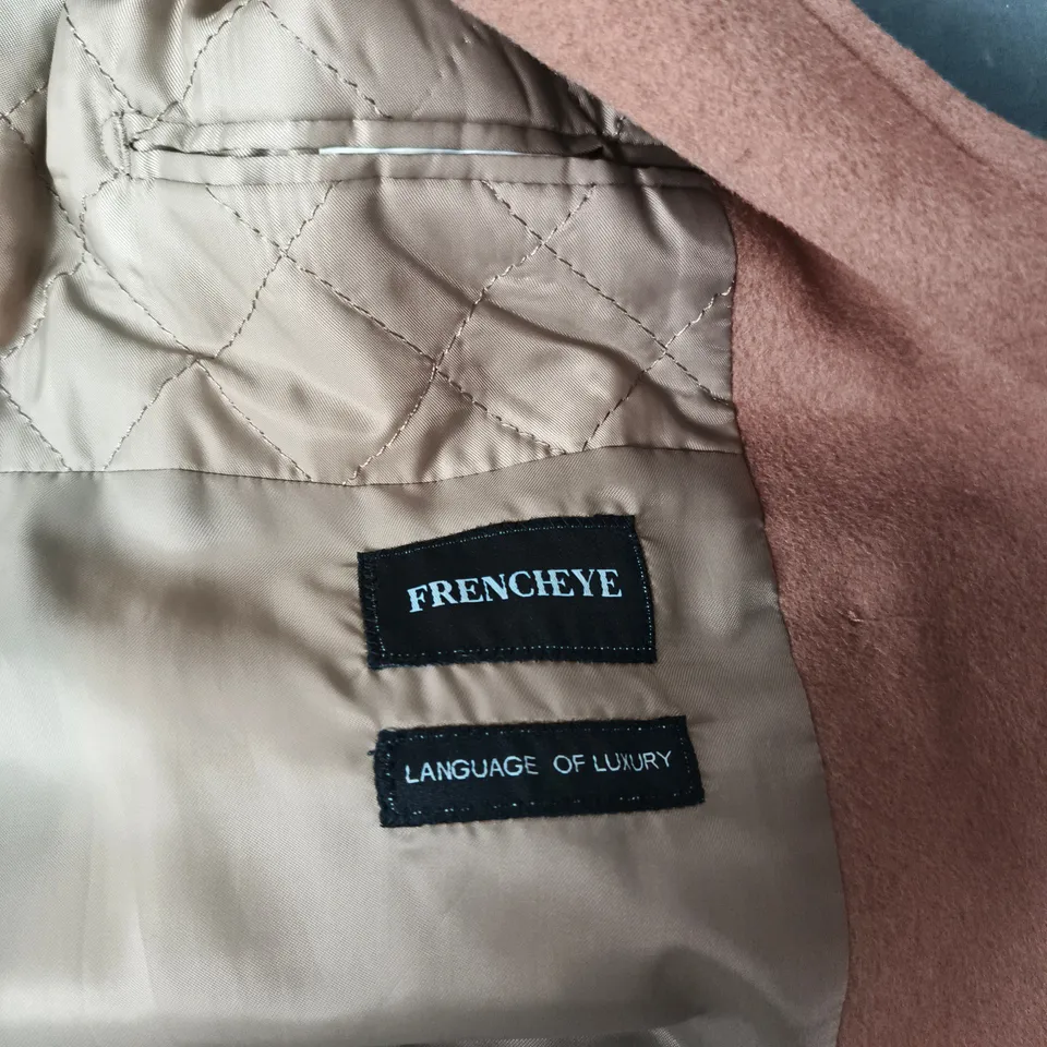 FRENCH EYE BROWN WOOL COAT – LANGUAGE OF LUXURY