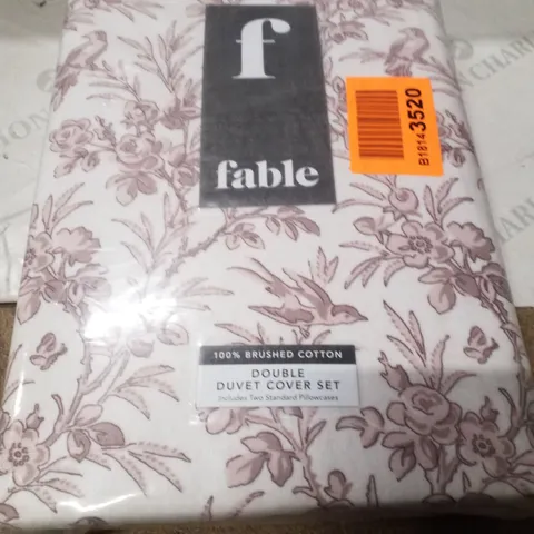 BRAND NEW SEALED AVIARY BRUSHED COTTON DUVET COVER SET DOUBLE