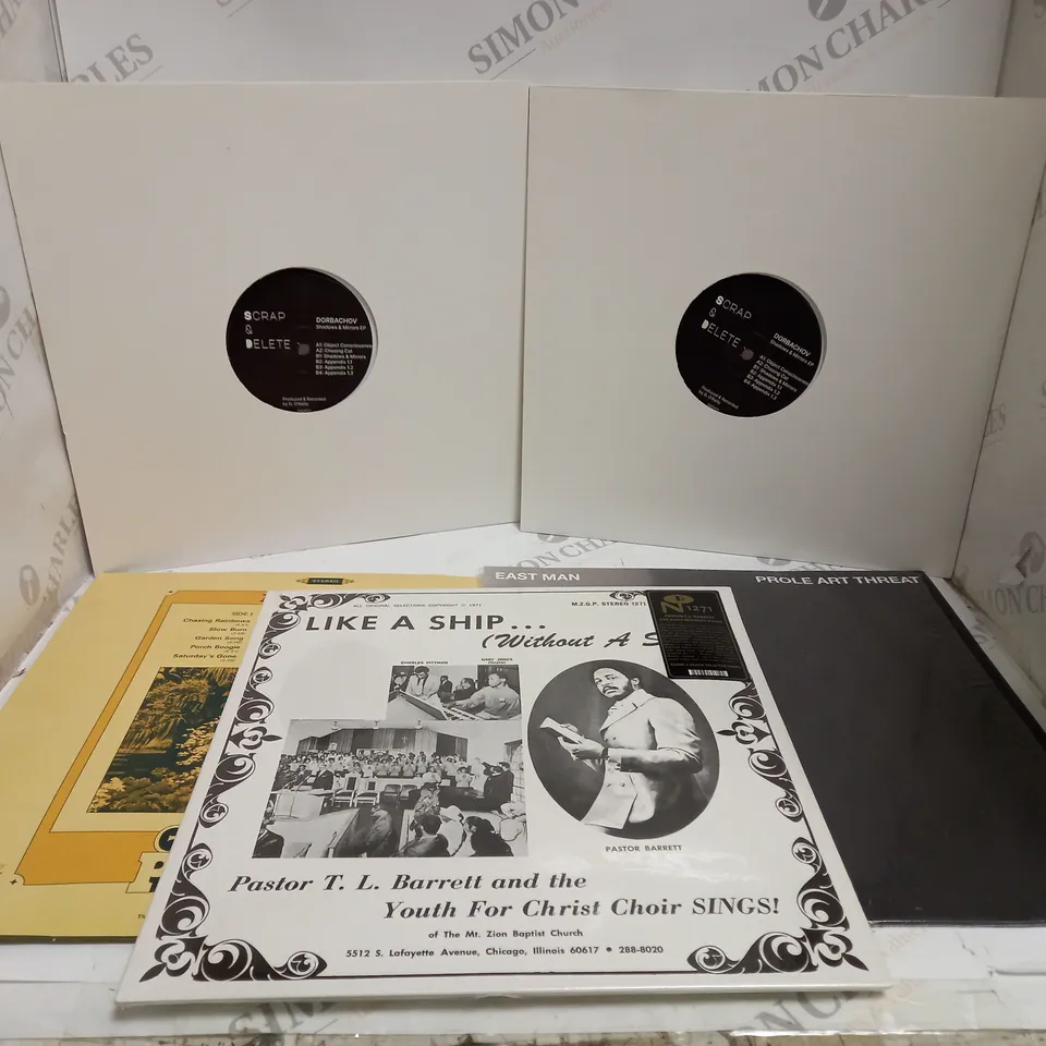 APPROXIMATELY 10 ASSORTED VINYL DISKS FROM VARIOUS ARTISTS TO INCLUDE THE STREETS, THE O'JAYS, SADE ETC 