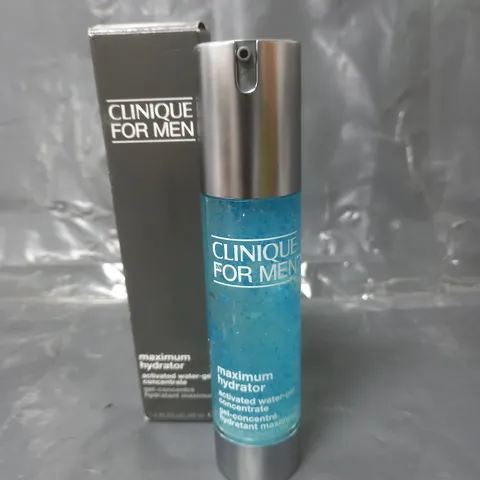 CLINIQUE FOR MEN MAXIMUM HYDRATOR ACTIVATED WATER GEL CONCENTRATE 48ML