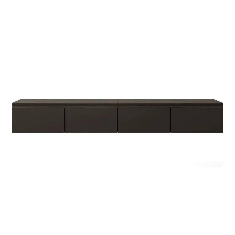 BOXED SYVANNA 200cm WALL-MOUNTED TV CABINET (2 BOXES)