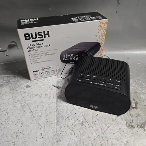 BOXED BUSH ABBEY DAB+ CLOCK RADIO 