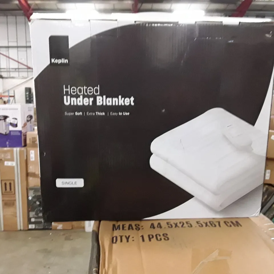 BOXED KEPLIN HEATED UNDER BLANKET - SINGLE 