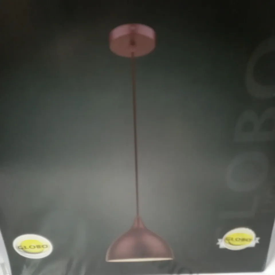 BOXED GLOBO LIGHTING GLOBO HANGING LIGHT BRONZE