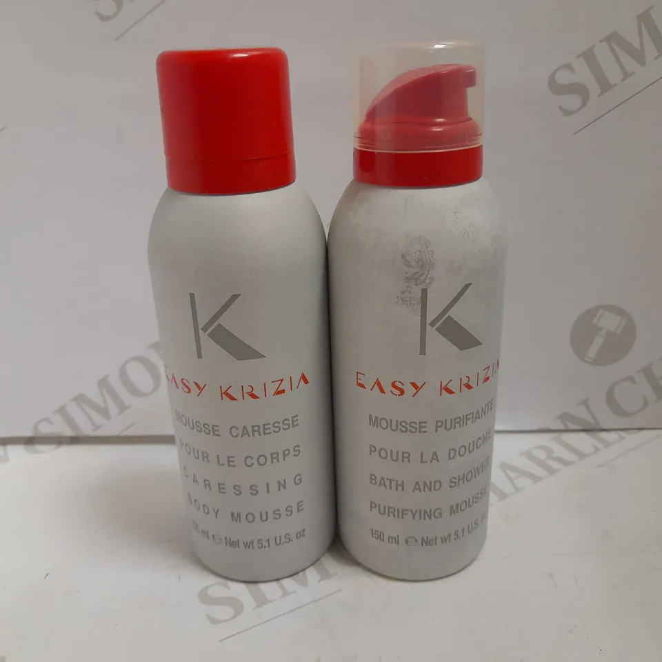BOX OF APPROX 40 EASY KRIZIA BODY MOUSSE'S AND PURIFYING MOUSSE'S