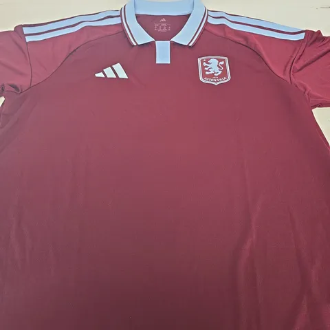 ASTON VILLA FC FOOTBALL JERSEY – SIZE 2XL