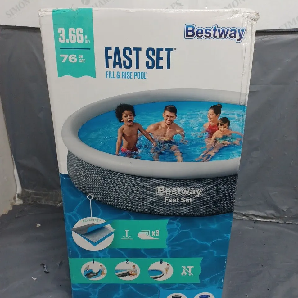 BOXED FAST SET FILL & RISE POOL  RRP £59.99
