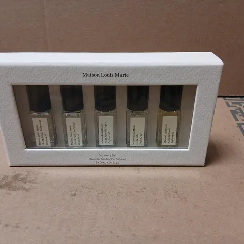 BOXED MAISON LOUIS MARIE DISCOVERY SET 5 X 3ML