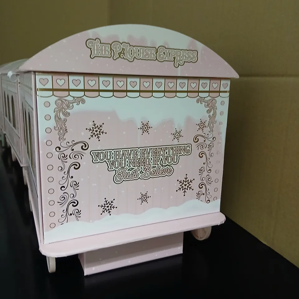 P.LOUISE EXPRESS ADVENT CALENDAR TRAIN – PINK COSMETIC CALENDAR (FRAGILE)