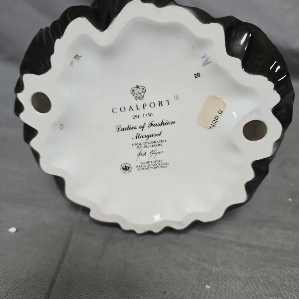 COALPORT LADIES OF FASHION MARGARET FIGURINE – HAND DECORATED BONE CHINA, 2002 EDITION