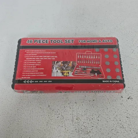 46 PIECE TOOL SET FOR HOME & AUTO 