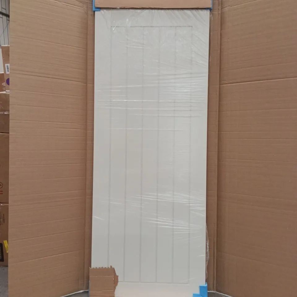 BOXED DOOR, 198x76cm - WHITE (1 BOX)