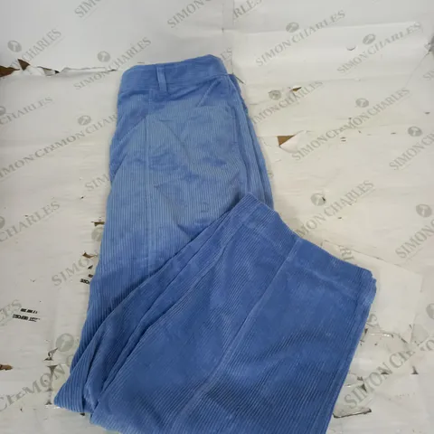 TOAST PANELLED ORGANIC CORD TROUSER 14 BLUE
