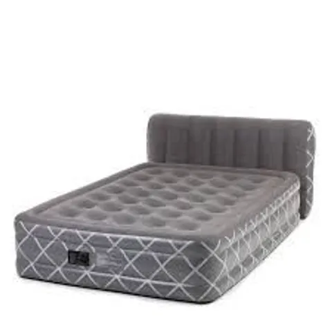 BODYFLEX INFLATABLE PRINTED AIR BED WITH HEADBOARD