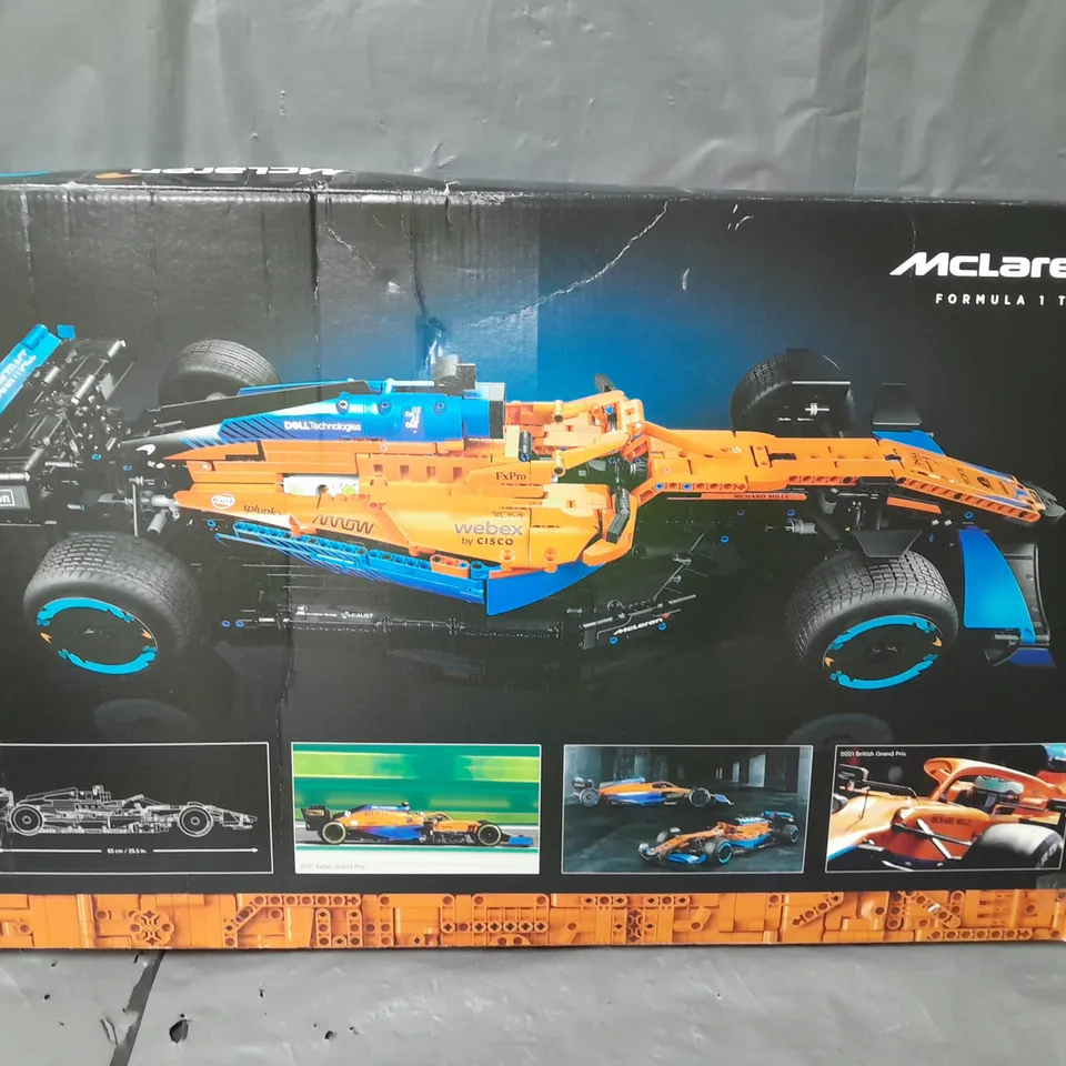 BOXED LEGO TECHNIC MCLAREN FORMULA 1 RACE CAR 2022 (42141)