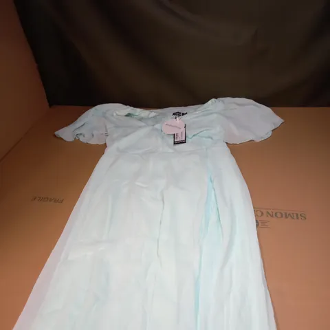 WOMENS CHIFFON CAPE SLEEVE MAXI BRIDESMAID DRESS SIZE 16