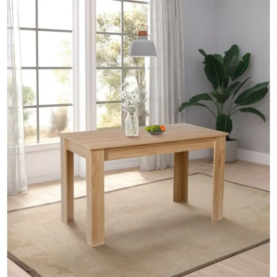 BOXED NEWQUAY OAK FIXED TOP TABLE
