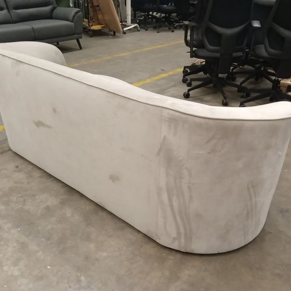 HAYWORTH 3 SEATER VELVET SOFA 