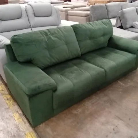KANSAS 3 SEATER SOFA, MOSS GREEN CLASSIC VELVET