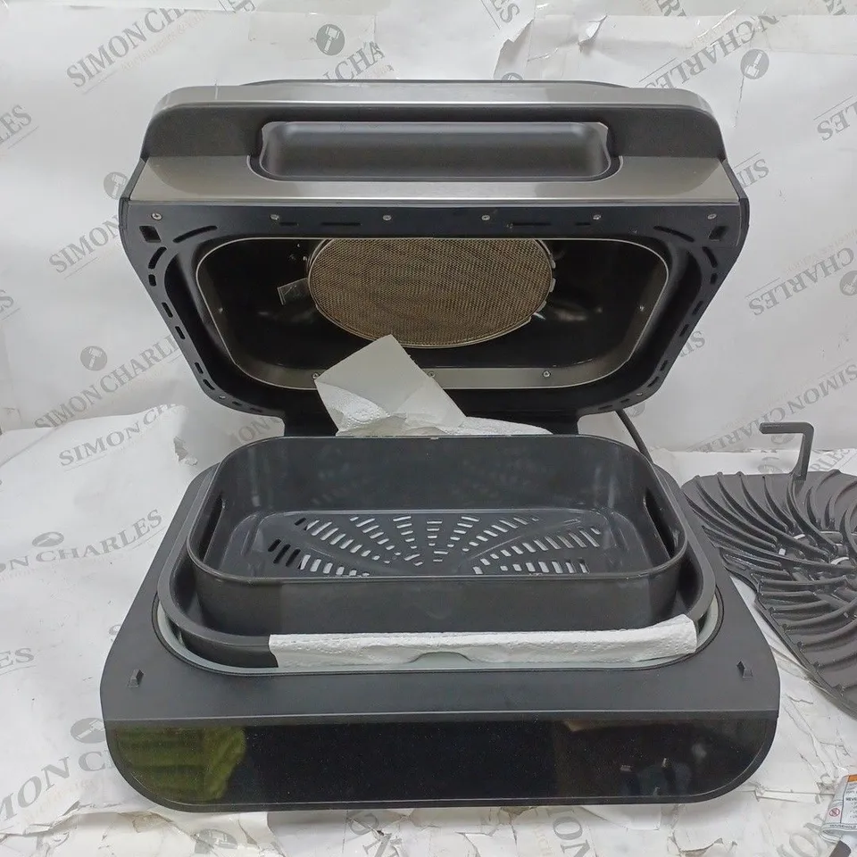 BOXED NINJA FOODI MAX HEALTH GRILL & AIR FRYER WITH AUTO IQ AG551UK