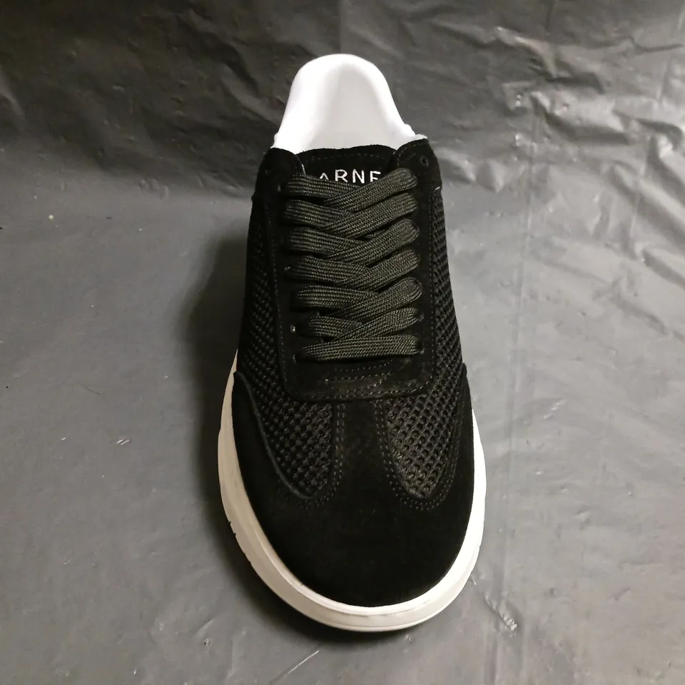 BOXED PAIR OF ARNE SHOES IN BLACK SIZE UK 5