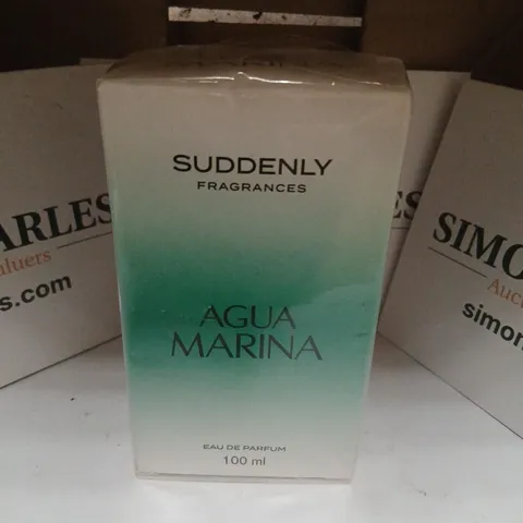 BOXED AND SEALED SUDDENLY FRAGRANCES AGUA MARINA EAU DE PARFUM 100ML