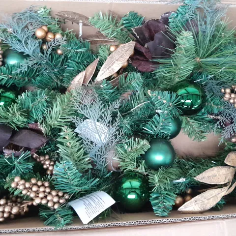 BOXED 6FT COPPER AND GOLD PRE LIT GARLAND
