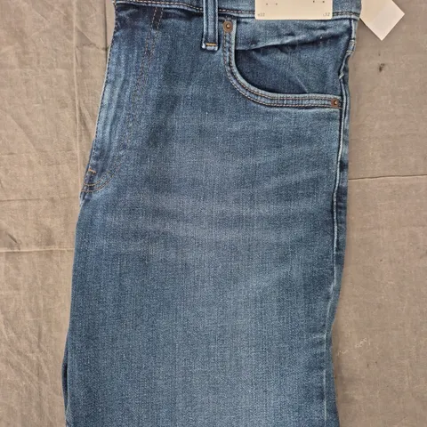 HOLLISTER SLIM STRAIGHT STRETCH JEANS IN BLUE SIZE 32/32