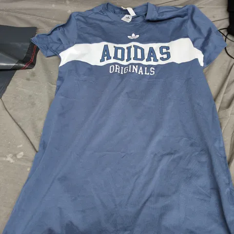 ADIDAS ORIGINALS TEE DRESS – BLUE, SIZE M (MEDIUM)