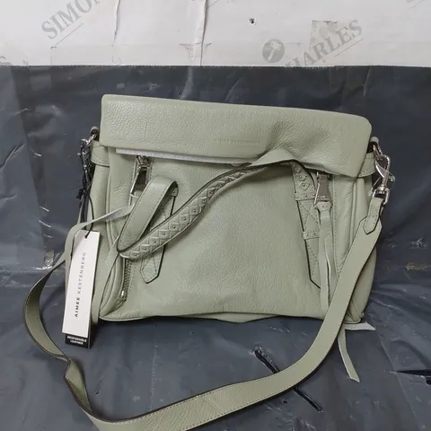 aimee KESTENBERG leather handbag sage green