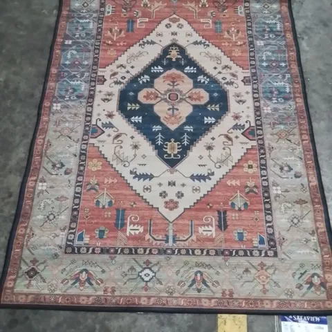 TUSCON HEIRLOOM MACHINE WASHABLE AREA RUG APPROXIMATELY 180X126CM